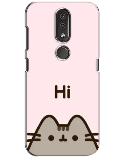 Чохол для Nokia 4.2 з картинкою «Пушин каже Hi» Чохол для Nokia 4.2 з картинкою «Пушин каже Hi»