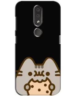 Чохол для Nokia 4.2 з картинкою «Пушин на чорному»