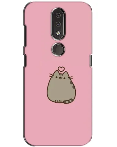 Чохол для Nokia 4.2 з картинкою «Pusheen серце» Чохол для Nokia 4.2 з картинкою «Pusheen серце»