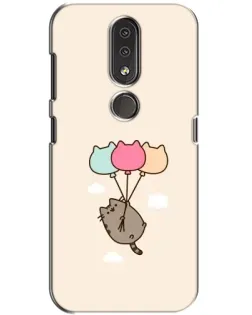 Чохол для Nokia 4.2 з картинкою «Пушин на кульках»