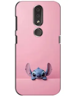 Чехол для Nokia 4.2 с картинкой «Stitch выглядывает»