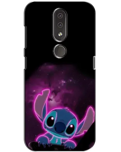 Чехол для Nokia 4.2 с картинкой «Неоновый Stitch»