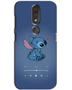 Чехол для Nokia 4.2 с картинкой «Музыкальный Stitch»