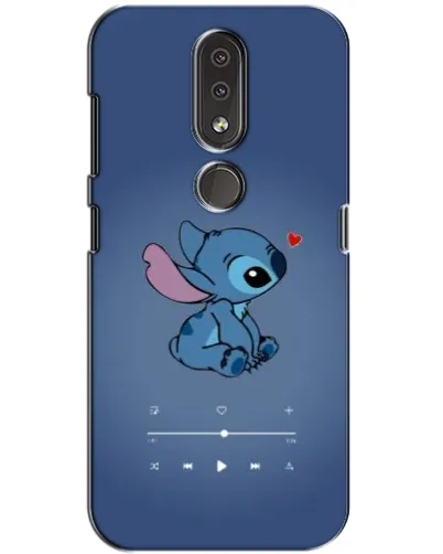 Чехол для Nokia 4.2 с картинкой «Музыкальный Stitch»