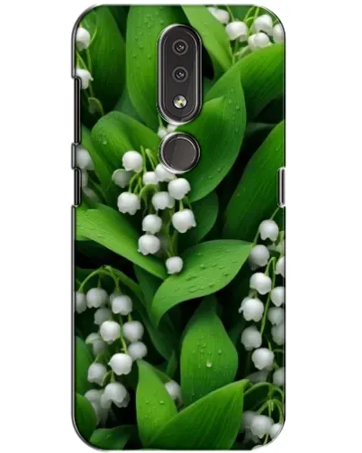 Чехол для Nokia 4.2 с картинкой «Ландыши в зелени»