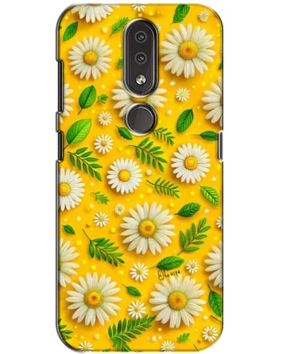 Чехол для Nokia 4.2 с картинкой «Ромашковое солнце»