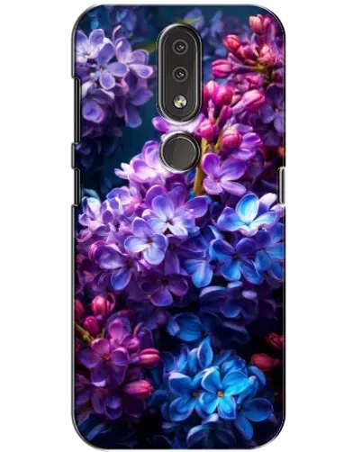 Чехол для Nokia 4.2 с картинкой «Сиреневый цвет»