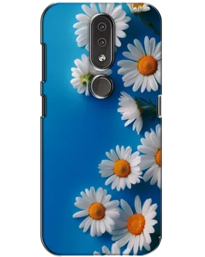 Чехол для Nokia 4.2 с картинкой «Белоснежные маргаритки»