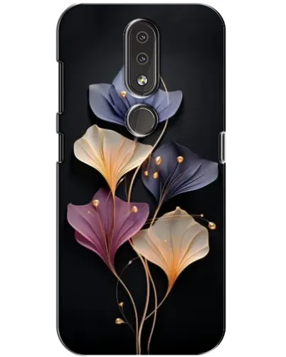 Чехол для Nokia 4.2 с картинкой «Лиловые цветы грации»
