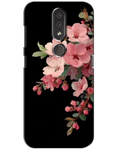 Чехол для Nokia 4.2 с картинкой «Розовая ветка сакуры»