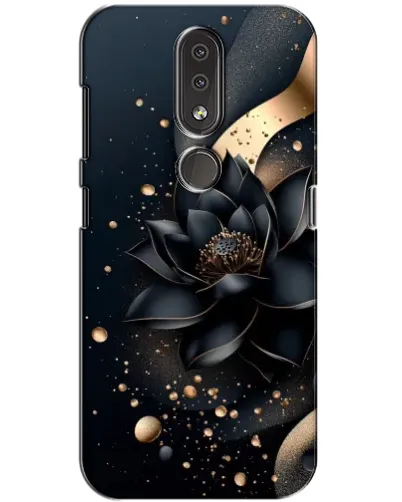 Чехол для Nokia 4.2 с картинкой «Черный лотос»