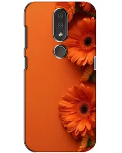 Чохол для Nokia 4.2 з картинкою «Помаранчеві гербери» Чохол для Nokia 4.2 з картинкою «Помаранчеві гербери»