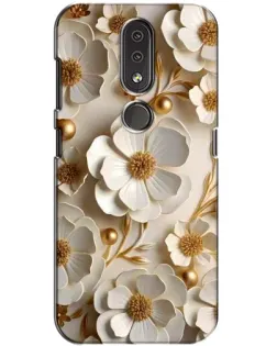 Чохол для Nokia 4.2 з картинкою «Білі паперові квіти» Чохол для Nokia 4.2 з картинкою «Білі паперові квіти»