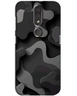 Чохол для Nokia 4.2 з картинкою «Темний абстрактний камуфляж» Чохол для Nokia 4.2 з картинкою «Темний абстрактний камуфляж»