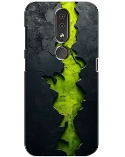 Чохол для Nokia 4.2 з картинкою «Салатовий розлом скелі» Чохол для Nokia 4.2 з картинкою «Салатовий розлом скелі»