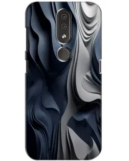 Чохол для Nokia 4.2 з картинкою «Об'ємні сині складки» Чохол для Nokia 4.2 з картинкою «Об'ємні сині складки»
