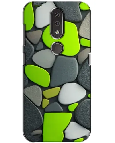 Чохол для Nokia 4.2 з картинкою «Яскрава неонова галька»