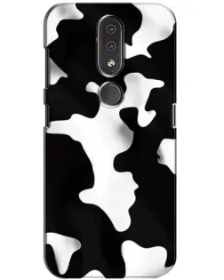 Чохол для Nokia 4.2 з картинкою «Чорно-біла пляма»