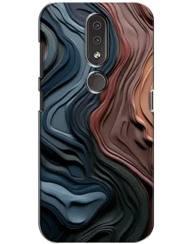 Чохол для Nokia 4.2 з картинкою «Кольорові хвилі каньйону»
