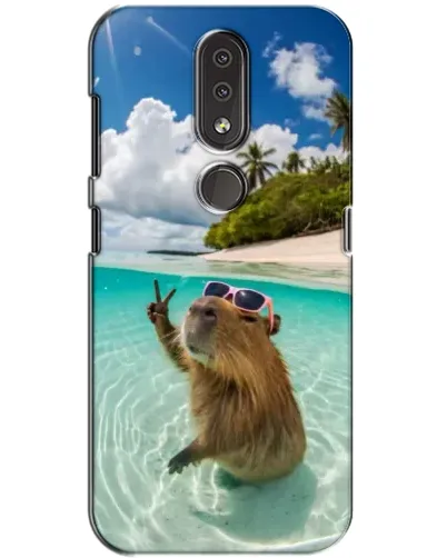 Чохол для Nokia 4.2 з картинкою «Капібара на морі» Чохол для Nokia 4.2 з картинкою «Капібара на морі»