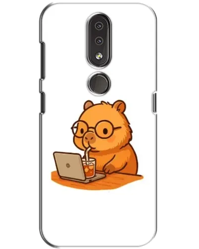 Чохол для Nokia 4.2 з картинкою «Капібара з ноутбуком» Чохол для Nokia 4.2 з картинкою «Капібара з ноутбуком»