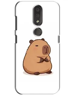 Чохол для Nokia 4.2 з картинкою «Товстенька капібара»