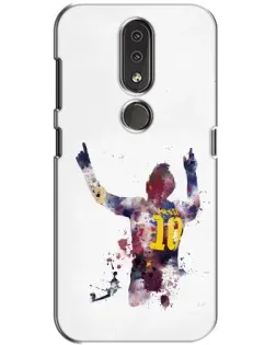 Чехол для Nokia 4.2 с картинкой «Акварельный Месси Барселона» Чехол для Nokia 4.2 с картинкой «Акварельный Месси Барселона»