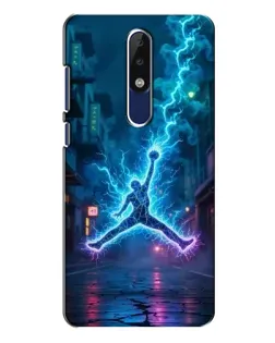 Чохол для Nokia 5.1 Plus (X5) з картинкою «Jordan Gold Jumpman»