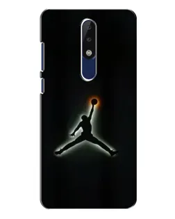 Чохол для Nokia 5.1 Plus (X5) з картинкою «Jordan Gradient Logo»