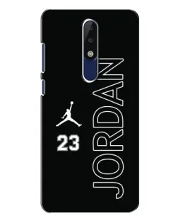 Чехол для Nokia 5.1 Plus (X5) с картинкой «Jordan Vertical»