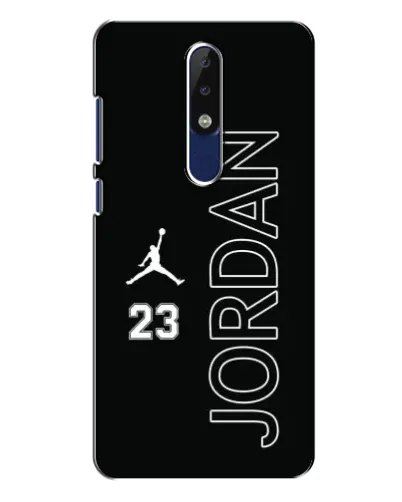 Чехол для Nokia 5.1 Plus (X5) с картинкой «Jordan Vertical»