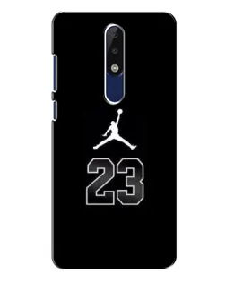 Чехол для Nokia 5.1 Plus (X5) с картинкой «Jordan Flight 23»