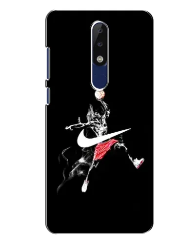 Чехол для Nokia 5.1 Plus (X5) с картинкой «Jordan Jumpman»