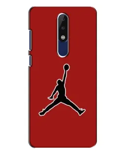 Чехол для Nokia 5.1 Plus (X5) с картинкой «Jordan Red Back»