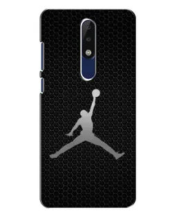 Чехол для Nokia 5.1 Plus (X5) с картинкой «Jordan Dark Carbon»