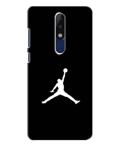 Чехол для Nokia 5.1 Plus (X5) с картинкой «Jordan Silhouette»
