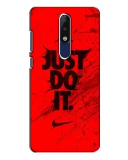 Чехол для Nokia 5.1 Plus (X5) с картинкой «Nike Just Do It»