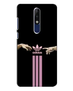 Чехол для Nokia 5.1 Plus (X5) с картинкой «Adidas Hands»