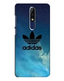Чехол для Nokia 5.1 Plus (X5) с картинкой «Adidas Stone Logo»