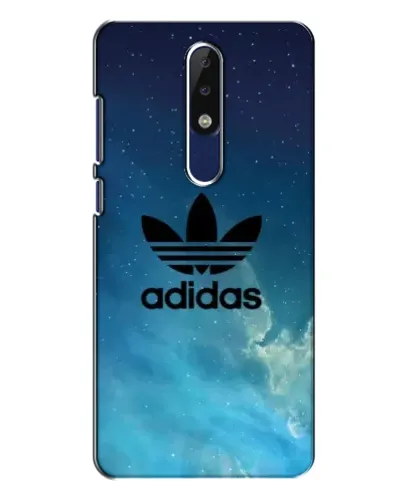 Чехол для Nokia 5.1 Plus (X5) с картинкой «Adidas Stone Logo»