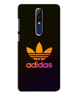 Чехол для Nokia 5.1 Plus (X5) с картинкой «Градиент Adidas»