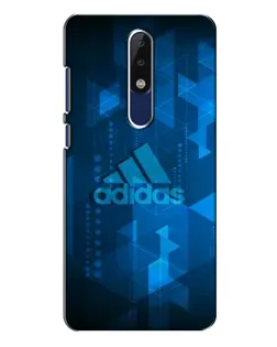 Чехол для Nokia 5.1 Plus (X5) с картинкой «Adidas Sport Art»