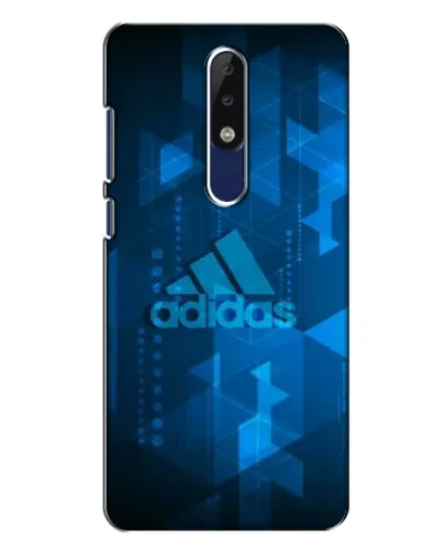 Чехол для Nokia 5.1 Plus (X5) с картинкой «Adidas Sport Art»