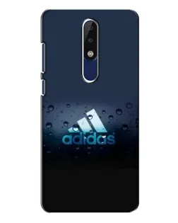Чехол для Nokia 5.1 Plus (X5) с картинкой «Adidas Water Drops»
