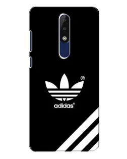 Чехол для Nokia 5.1 Plus (X5) с картинкой «Adidas с диагональными полосами»
