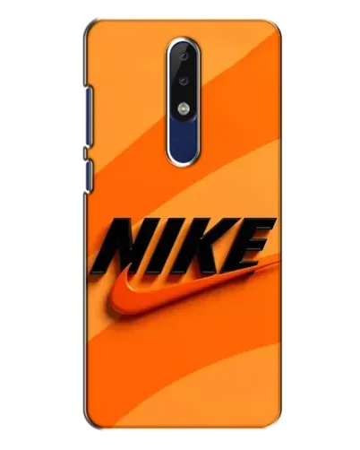 Чехол для Nokia 5.1 Plus (X5) с картинкой «Оранжевый драйв Nike» Чехол для Nokia 5.1 Plus (X5) с картинкой «Оранжевый драйв Nike»
