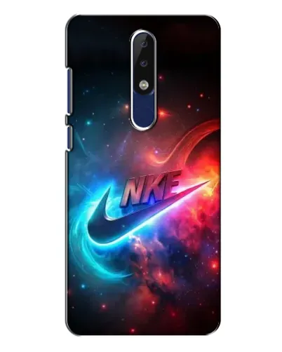 Чехол для Nokia 5.1 Plus (X5) с картинкой «Огненный логотип Nike» Чехол для Nokia 5.1 Plus (X5) с картинкой «Огненный логотип Nike»