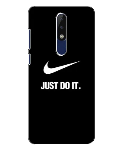 Чехол для Nokia 5.1 Plus (X5) с картинкой «Классический принт Nike» Чехол для Nokia 5.1 Plus (X5) с картинкой «Классический принт Nike»