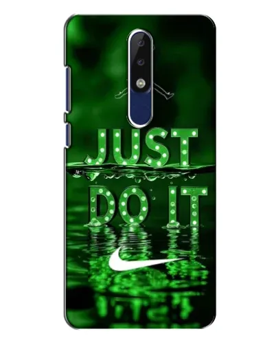 Чехол для Nokia 5.1 Plus (X5) с картинкой «Зеленый неоновый Nike» Чехол для Nokia 5.1 Plus (X5) с картинкой «Зеленый неоновый Nike»
