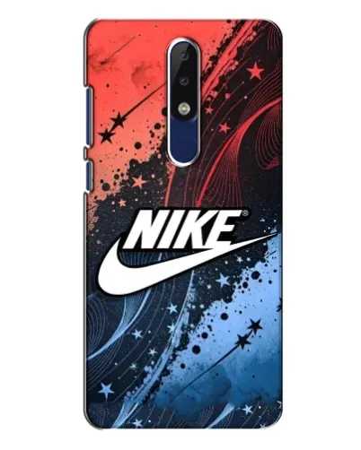 Чехол для Nokia 5.1 Plus (X5) с картинкой «Градиентный принт Найк» Чехол для Nokia 5.1 Plus (X5) с картинкой «Градиентный принт Найк»